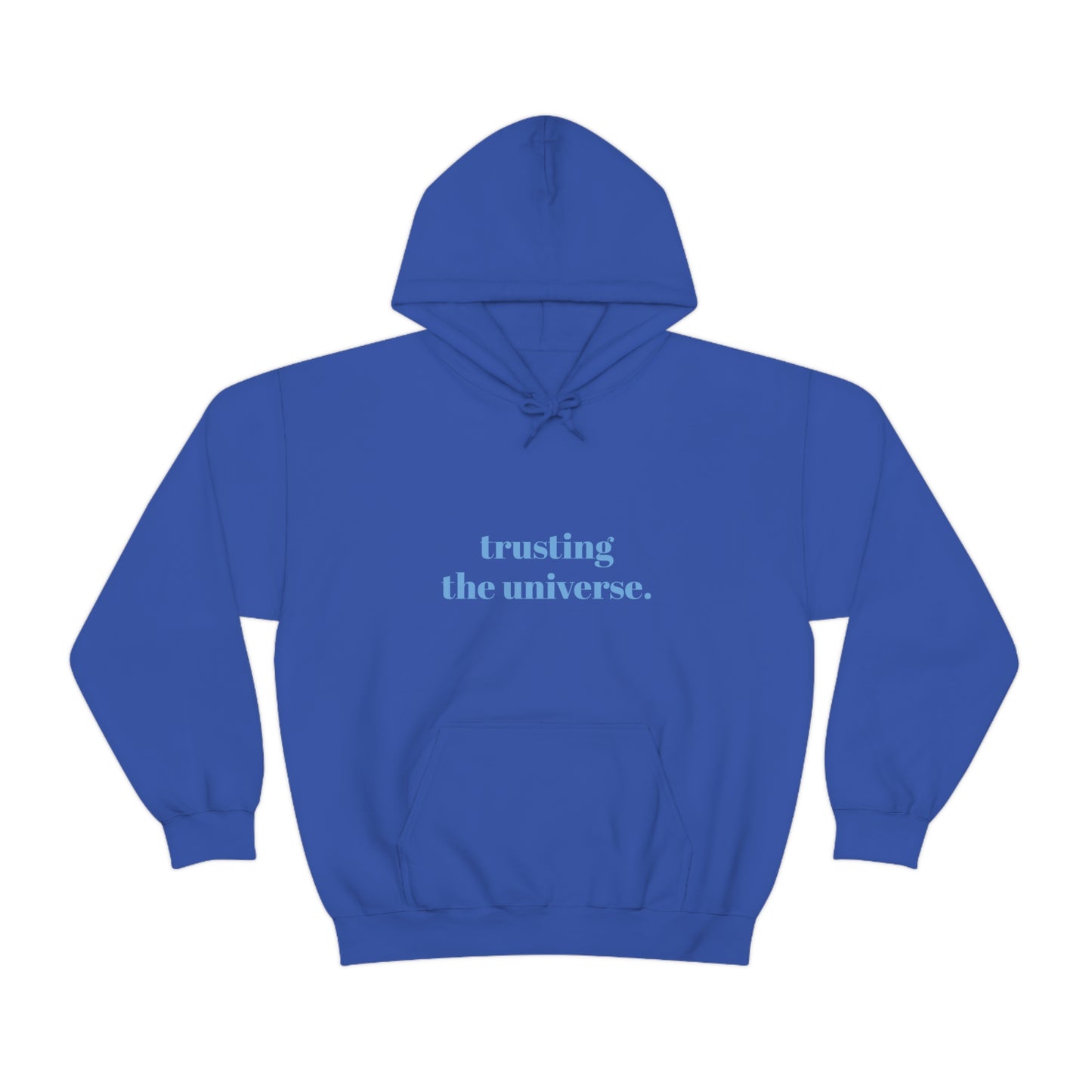 Cool, Calm and Cozy Collection- Trusting The Universe Unisex Heavy Blend™ Hooded Sweatshirt