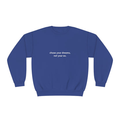 Cool, Calm and Cozy Collection- Chase Your Dreams Unisex NuBlend® Crewneck Sweatshirt