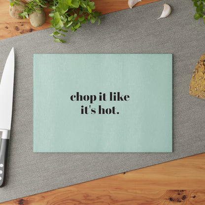 Cook With Kindness Collection- Chop It Glass Cutting Board