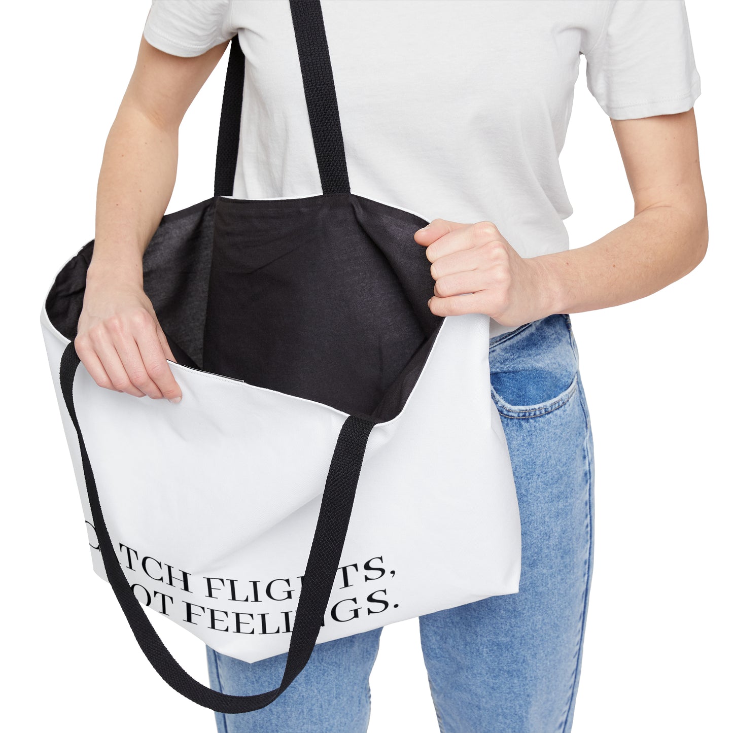 On The Go Collection- Catch Flights Weekender Tote Bag