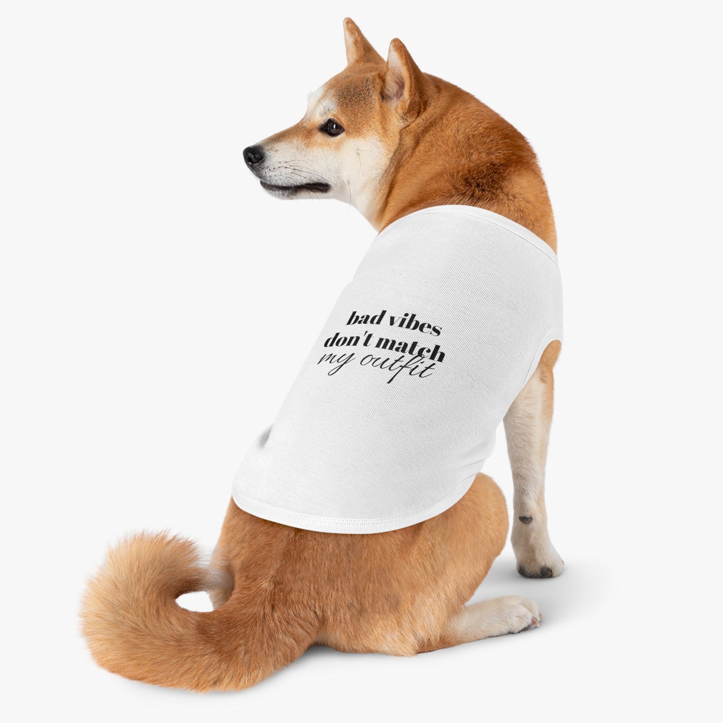 Totally Paws-itive Collection- Pet Tank Top Bad Vibes