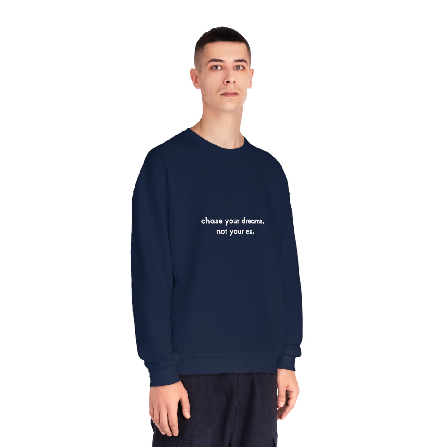 Cool, Calm and Cozy Collection- Chase Your Dreams Unisex NuBlend® Crewneck Sweatshirt