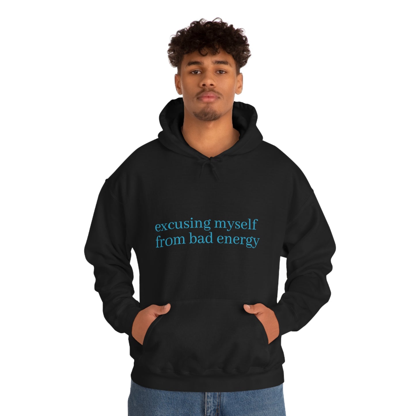 Cool, Calm and Cozy Collection- Unisex Heavy Blend™ Hooded Sweatshirt Excusing Myself