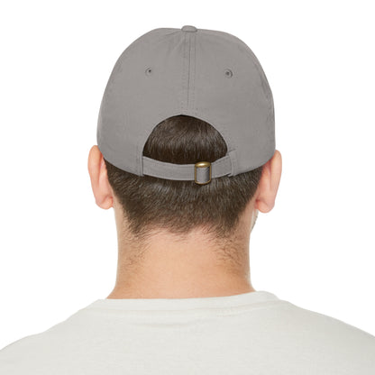 CAPtastic Collection- Doing My Best Dad Hat with Leather Patch (Rectangle)