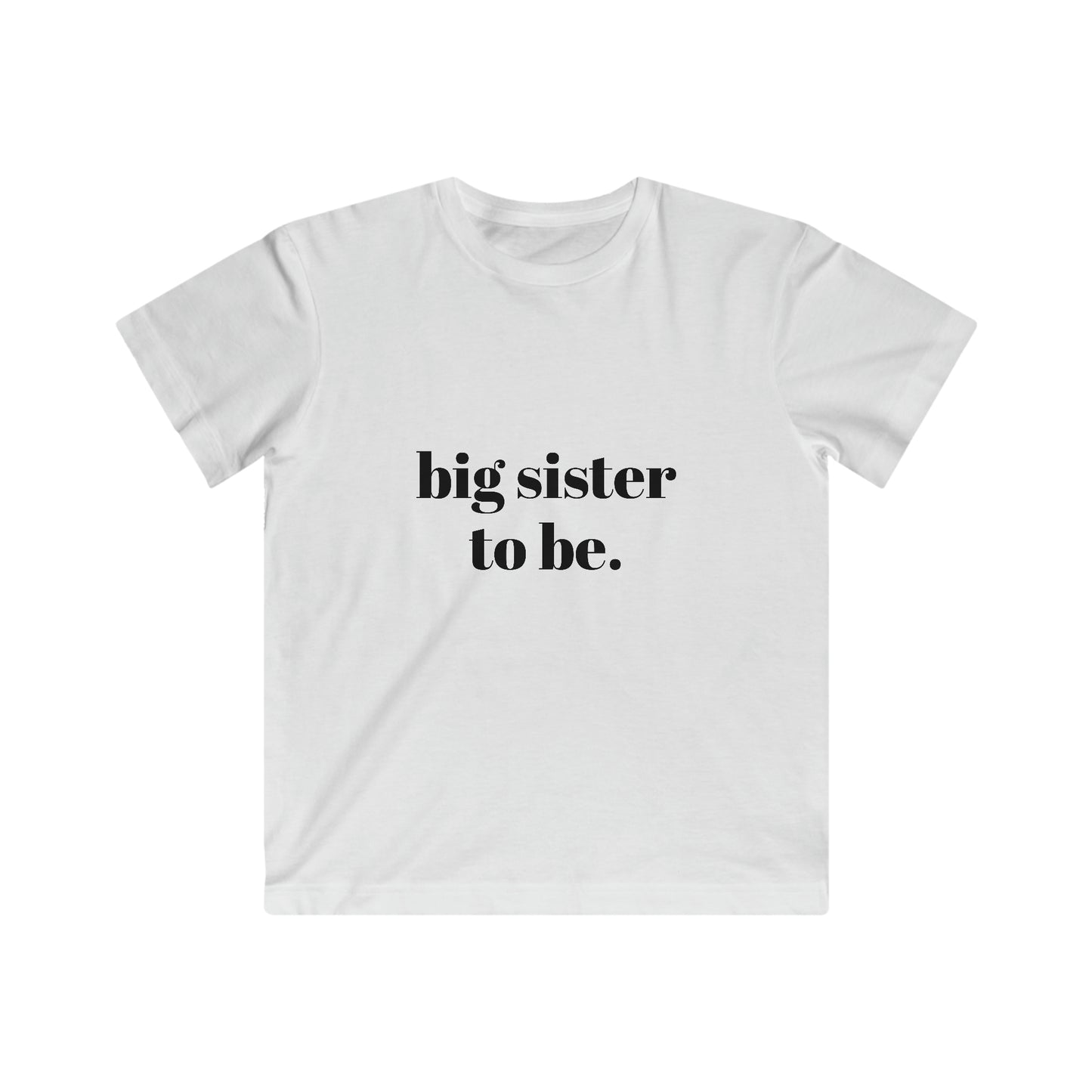 Sweet Tees Collection- Kids Big Sister To Be Fine Jersey Tee