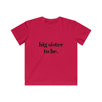 Sweet Tees Collection- Kids Big Sister To Be Fine Jersey Tee