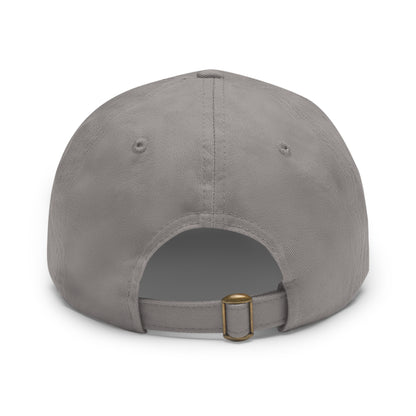 CAPtastic Collection- Dad Hat with Leather Patch Fun Uncle (Round)