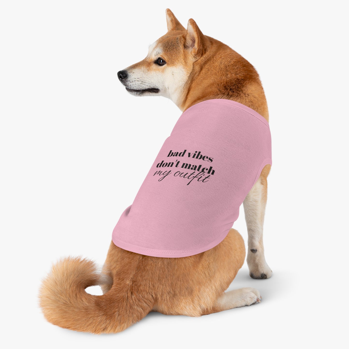 Totally Paws-itive Collection- Pet Tank Top Bad Vibes