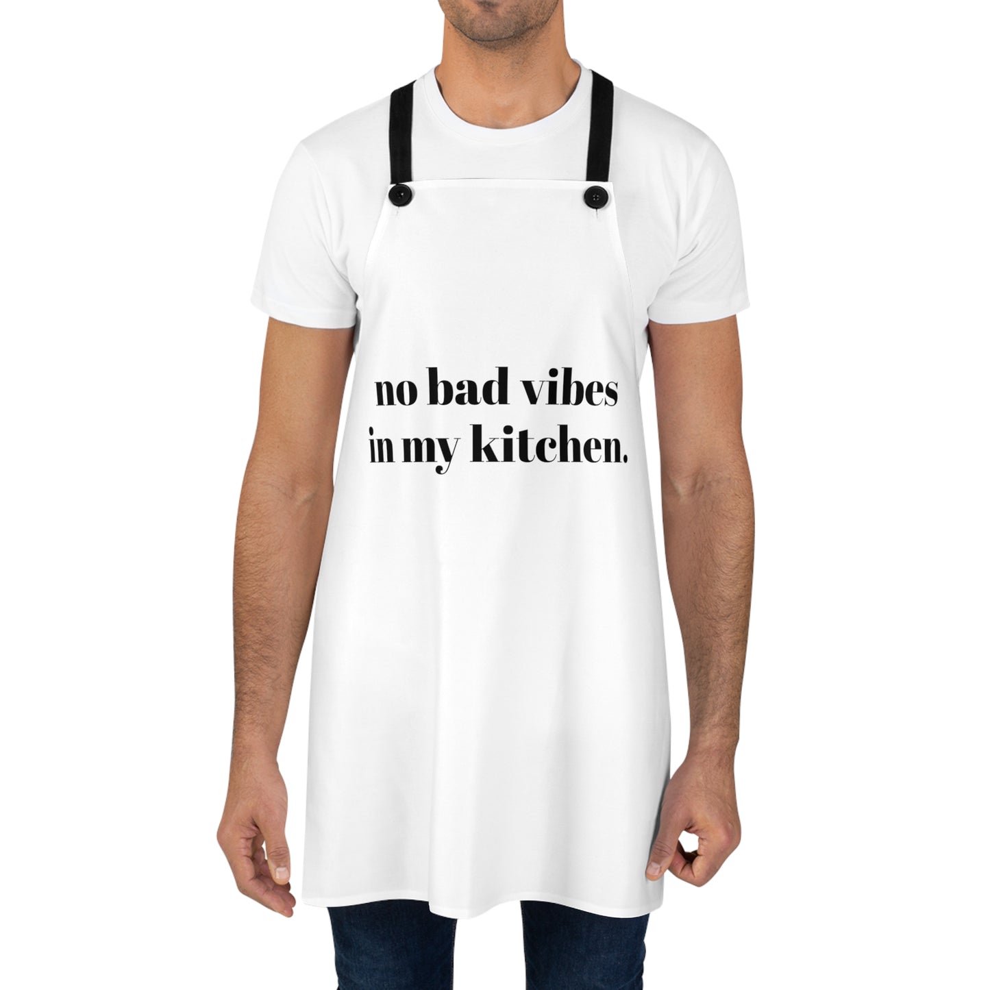Cook With Kindness Collection- No Bad Vibes In My Kitchen Apron
