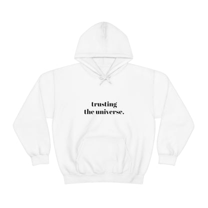 Cool, Calm and Cozy Collection- Trusting The Universe Unisex Heavy Blend™ Hooded Sweatshirt