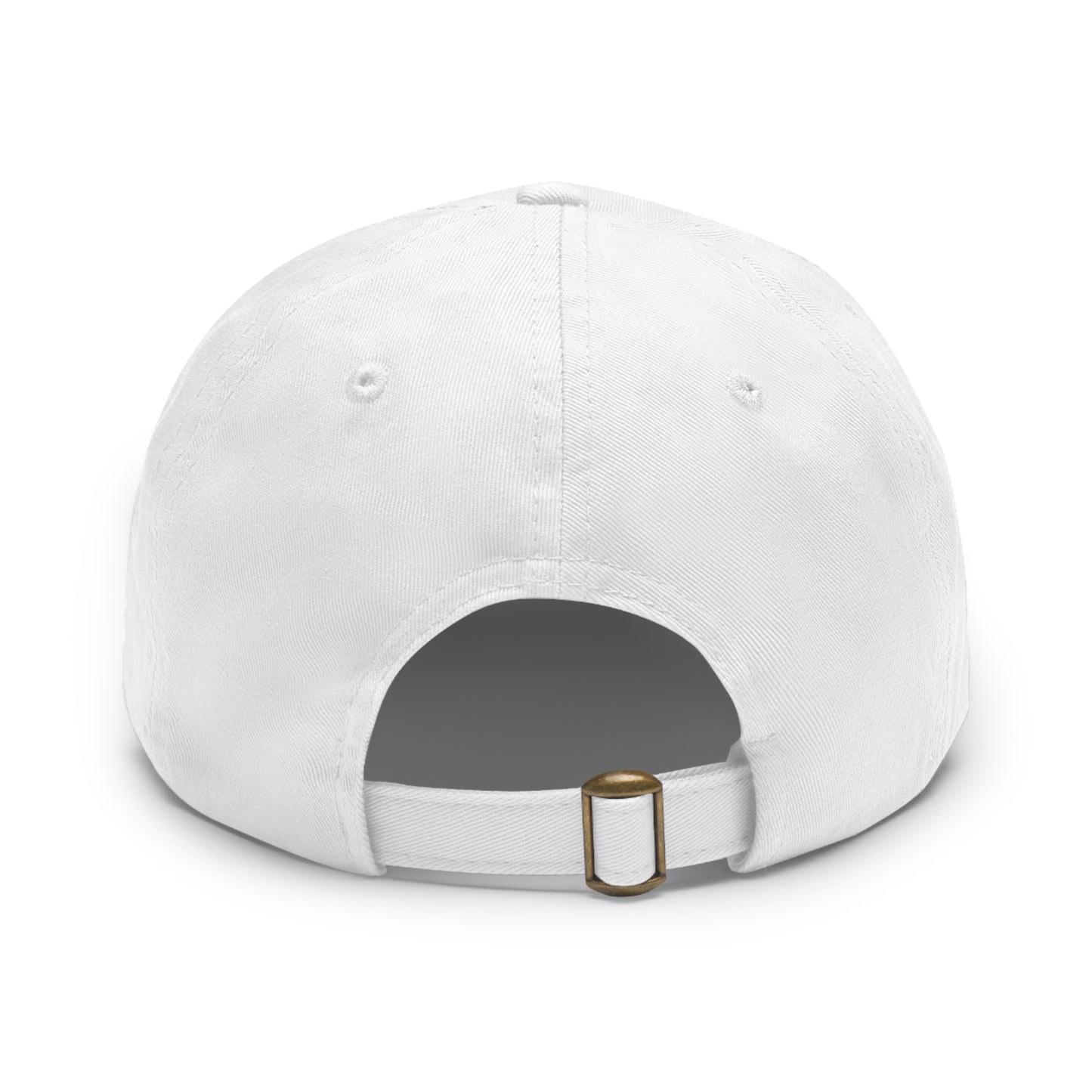 CAPtastic Collection- Not A Regular Grandma Dad Hat with Leather Patch (Rectangle)