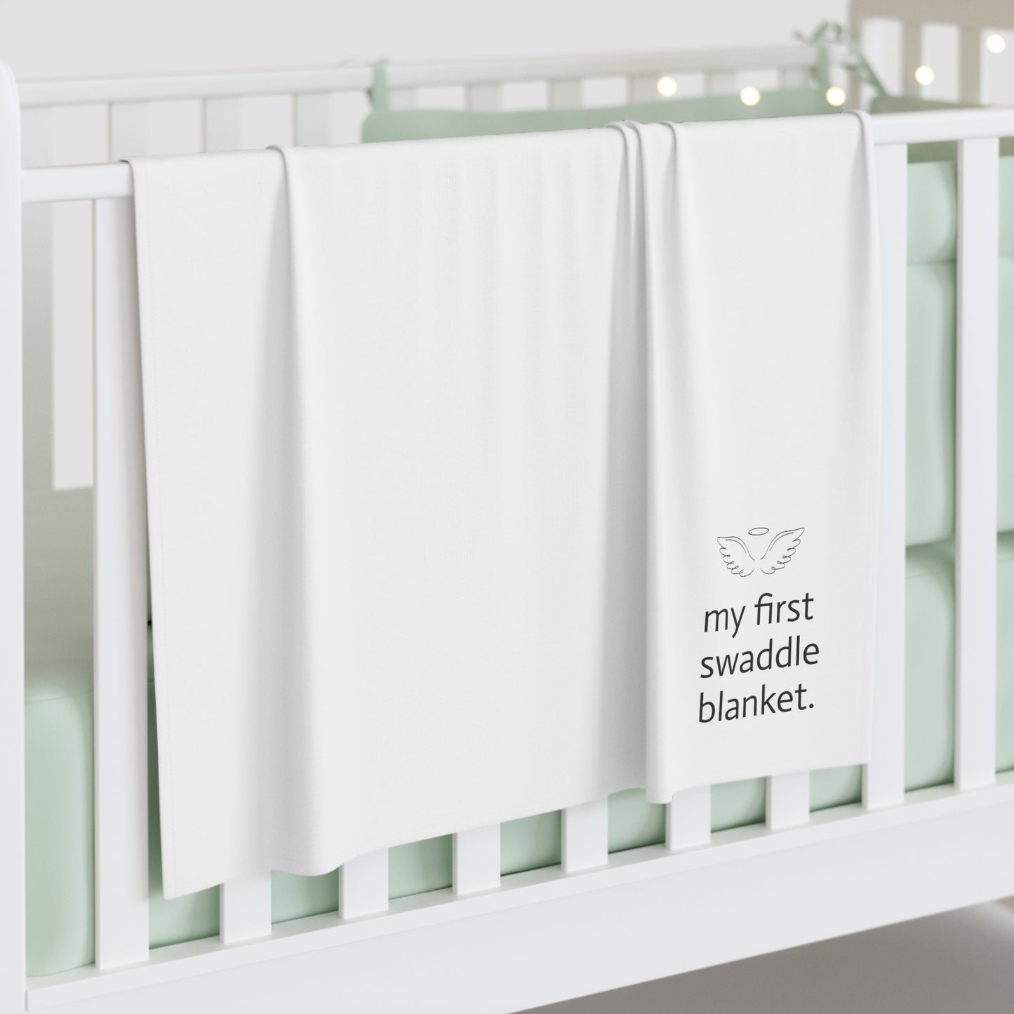Peace Love Baby Collection- My First Baby Swaddle Blanket