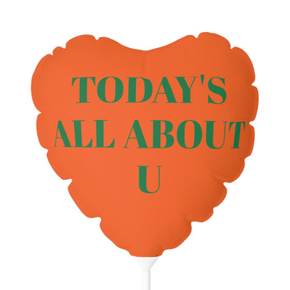 Always A Reason To Celebrate Collection- Today's All About U UMiami Balloon (Round and Heart-shaped), 11"