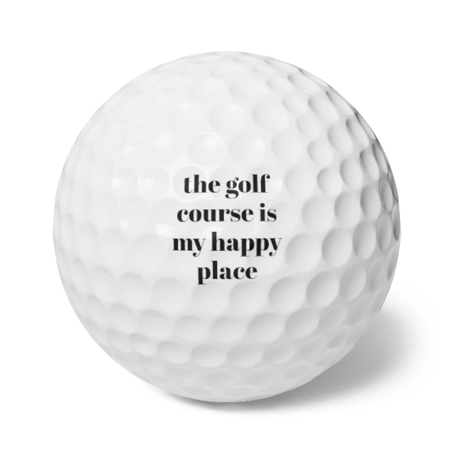 Ath"leisure" Collection- Happy Place Golf Balls, 6pcs