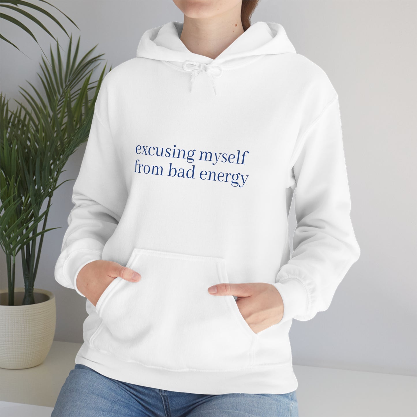 Cool, Calm and Cozy Collection- Unisex Heavy Blend™ Hooded Sweatshirt Excusing Myself