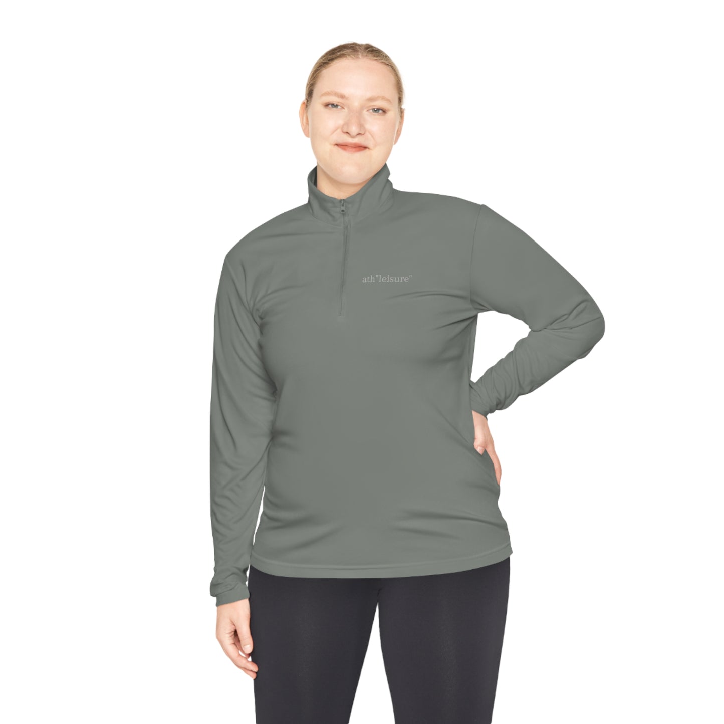 Ath"leisure" Collection- Ath"leisure" Adult Unisex Quarter-Zip Pullover