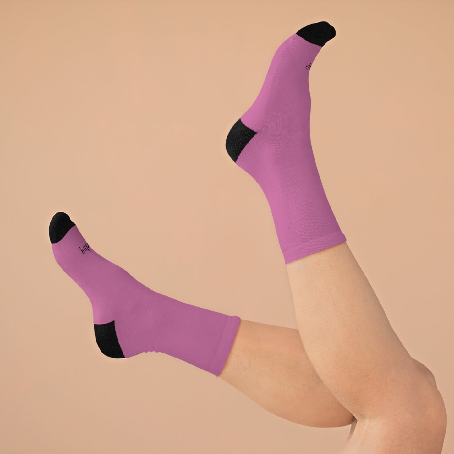 Step Into Tomorrow Collection- Choose Happiness Poly Socks