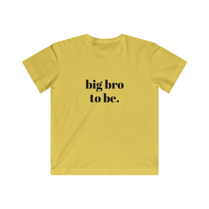 Sweet Tees Collection- Big Bro To Be Kids Fine Jersey Tee