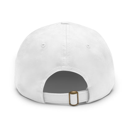 CAPtastic Collection- Flawed and Fabulous Dad Hat with Leather Patch (Rectangle)