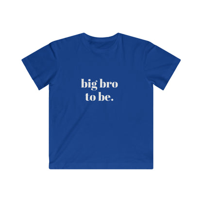 Sweet Tees Collection- Big Bro To Be Kids Fine Jersey Tee