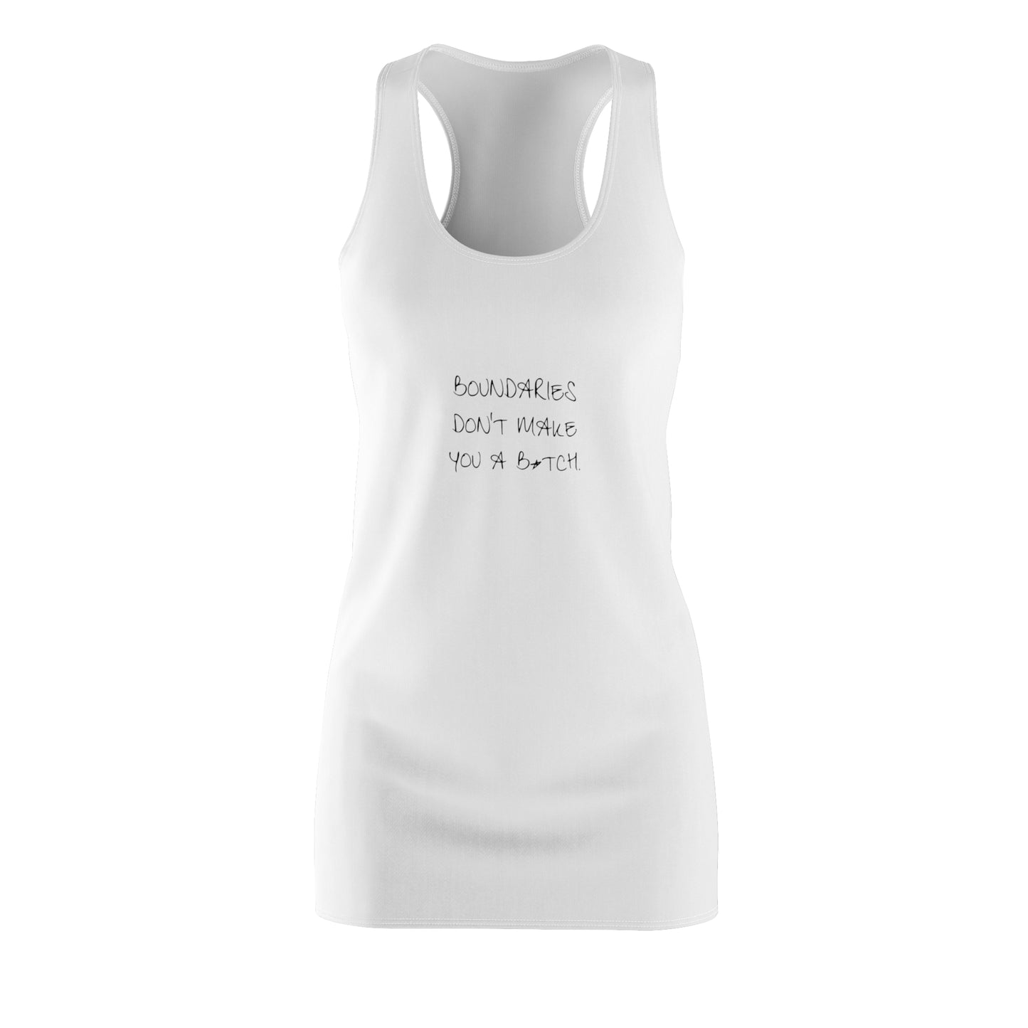 Dress-tination Fabulous- Boundaries Women's Cut & Sew Racerback Dress (AOP)