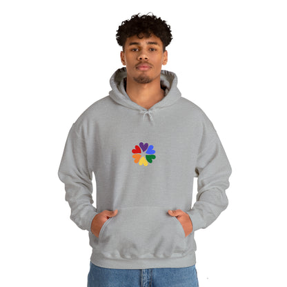 Cool, Calm and Cozy Collection- Be The Own Love Of Your Life Heart Unisex Heavy Blend™ Hooded Sweatshirt