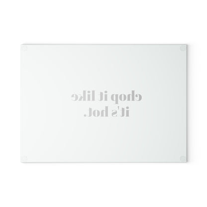 Cook With Kindness Collection- Chop It Glass Cutting Board