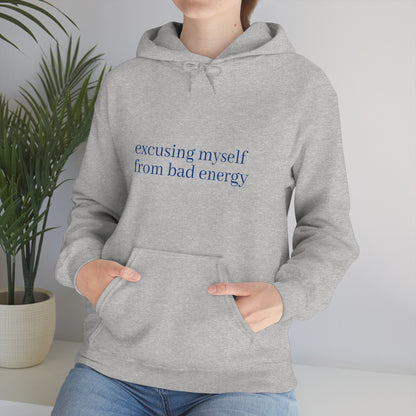 Cool, Calm and Cozy Collection- Unisex Heavy Blend™ Hooded Sweatshirt Excusing Myself