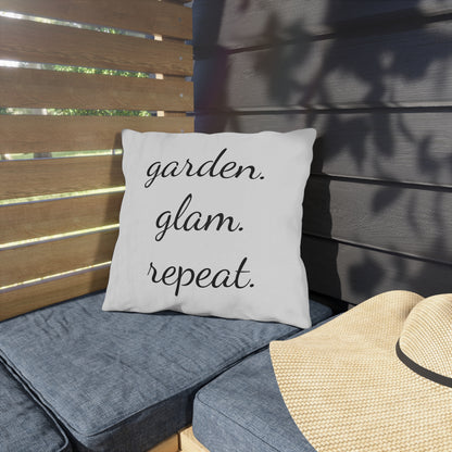 Glam Your Garden- Glam Garden Repeat Outdoor Pillow
