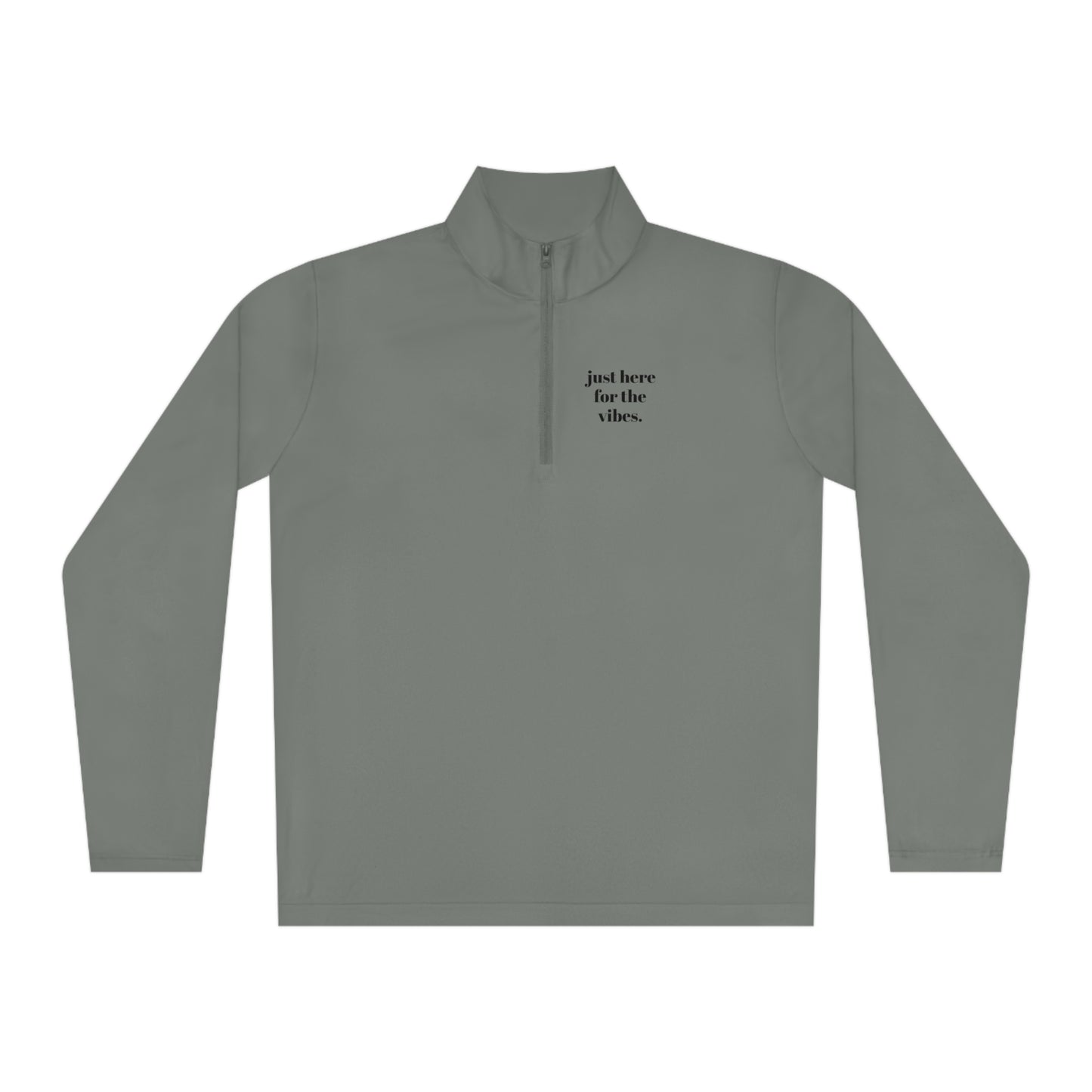 Ath"leisure" Collection- Here For The Vibes Unisex Quarter-Zip Pullover